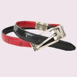 Accessories | Brighton Reversible Black Red Leather Belt Sz  display picture 3